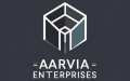 aarvia enterprises logo sleek corporate design